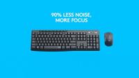 LOGITECH MK295 SİYAH Q KABLOSUZ 920-009804 KLAVYE MOUSE SET Sessiz 